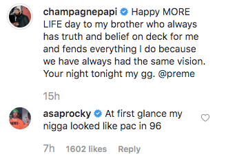 A$AP Rocky Thinks Drake&#039;s Friend Preme Looks Like Tupac In This Pic
