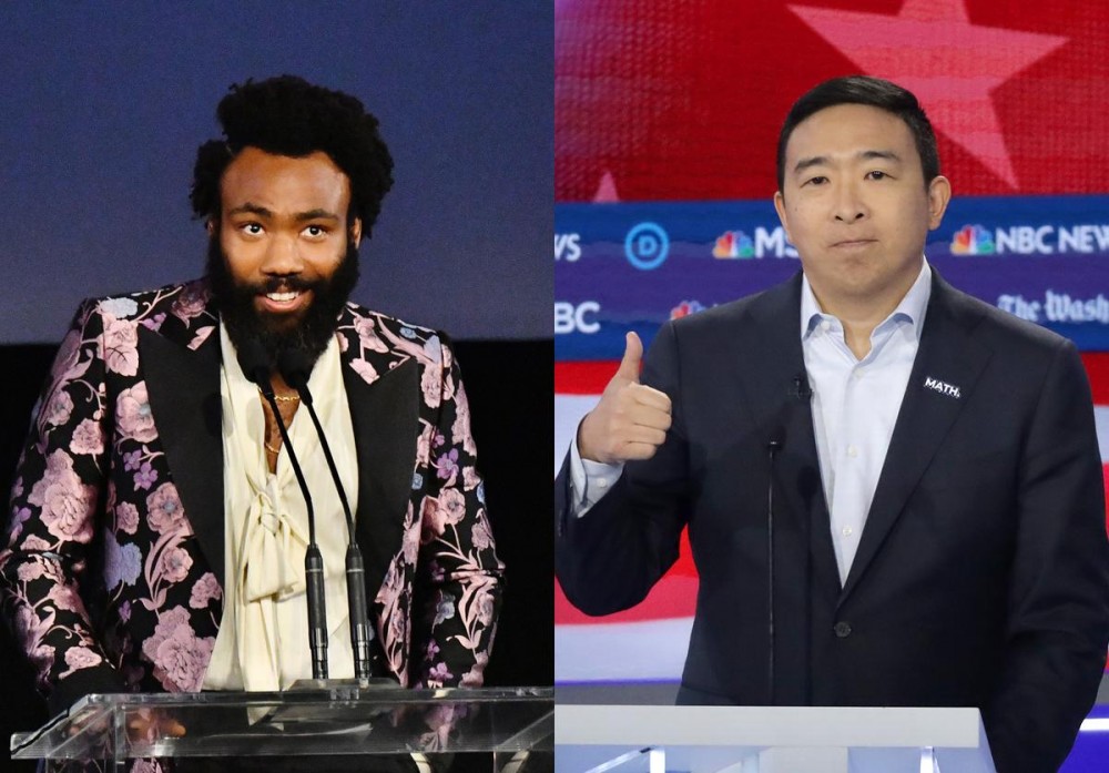 Donald Glover Lends Celebrity Endorsement To Andrew Yang For L.A. Pop-Up
