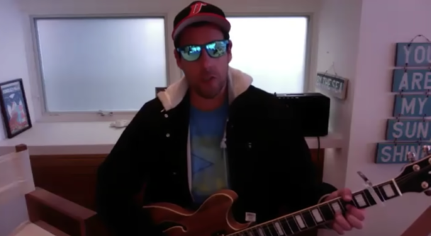 Watch Adam Sandler Debut His "Quarantine Song" On 'Fallon' Watch Adam Sandler Debut His "Quarantine Song" On 'Fallon'