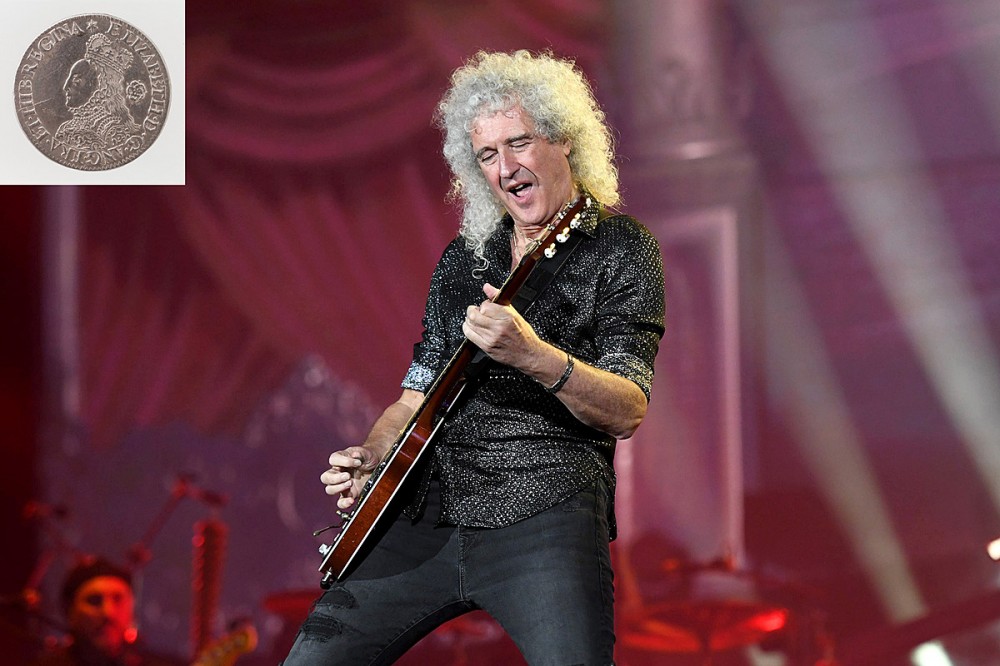 Why Queen’s Brian May Uses a Sixpence Coin as a Pick Why Queen’s Brian May Uses a Sixpence Coin as a Pick