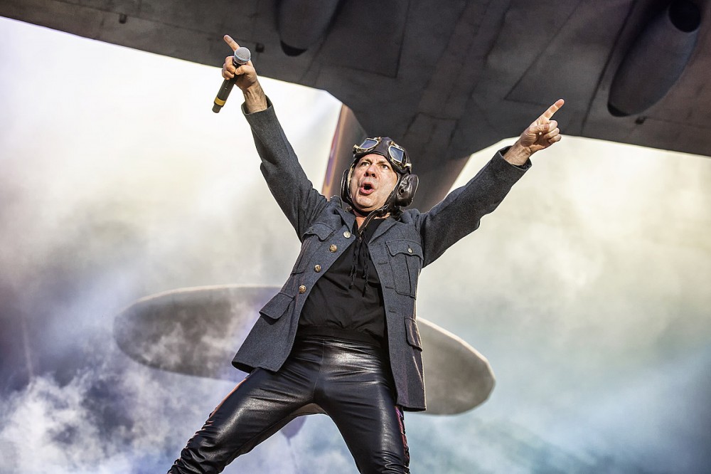 Bruce Dickinson Recorded Some New Iron Maiden Songs on Crutches Right After Surgery Bruce Dickinson Recorded Some New Iron Maiden Songs on Crutches Right After Surgery