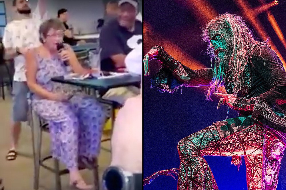 ‘Metal Grandma’ Sings Rob Zombie’s ‘Dragula’ at Karaoke, Crowd Goes Wild ‘Metal Grandma’ Sings Rob Zombie’s ‘Dragula’ at Karaoke, Crowd Goes Wild