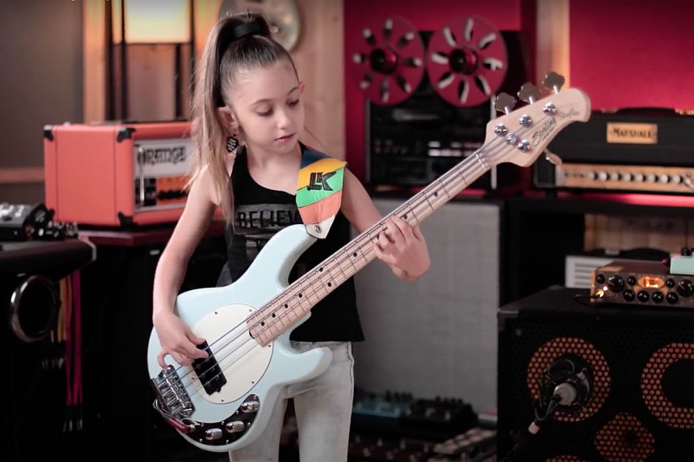 Watch a 9-Year-Old Girl Master Geddy Lee’s Bass Parts on Rush’s ‘Tom Sawyer’ Watch a 9-Year-Old Girl Master Geddy Lee’s Bass Parts on Rush’s ‘Tom Sawyer’