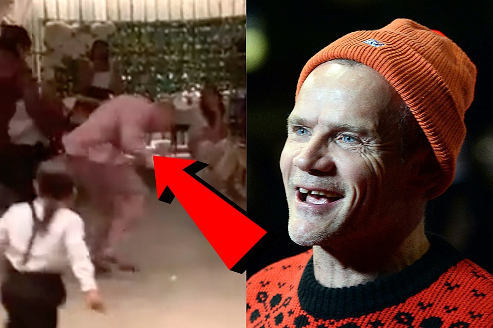 Flea Busts Some Huge Dances Move at His Friend’s Wedding Flea Busts Some Huge Dances Move at His Friend’s Wedding