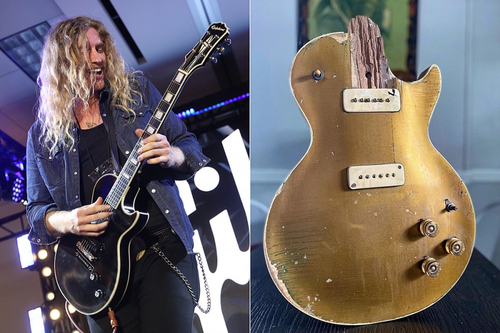 Blues Rocker Restores One of First Ever Les Paul Guitars Destroyed in EF4 Tornado Blues Rocker Restores One of First Ever Les Paul Guitars Destroyed in EF4 Tornado