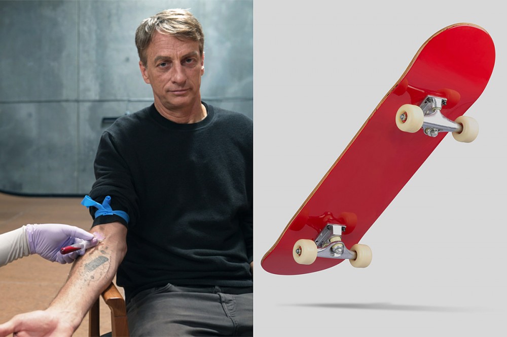 New Skateboard Contains Some of Tony Hawk’s Actual Blood New Skateboard Contains Some of Tony Hawk’s Actual Blood