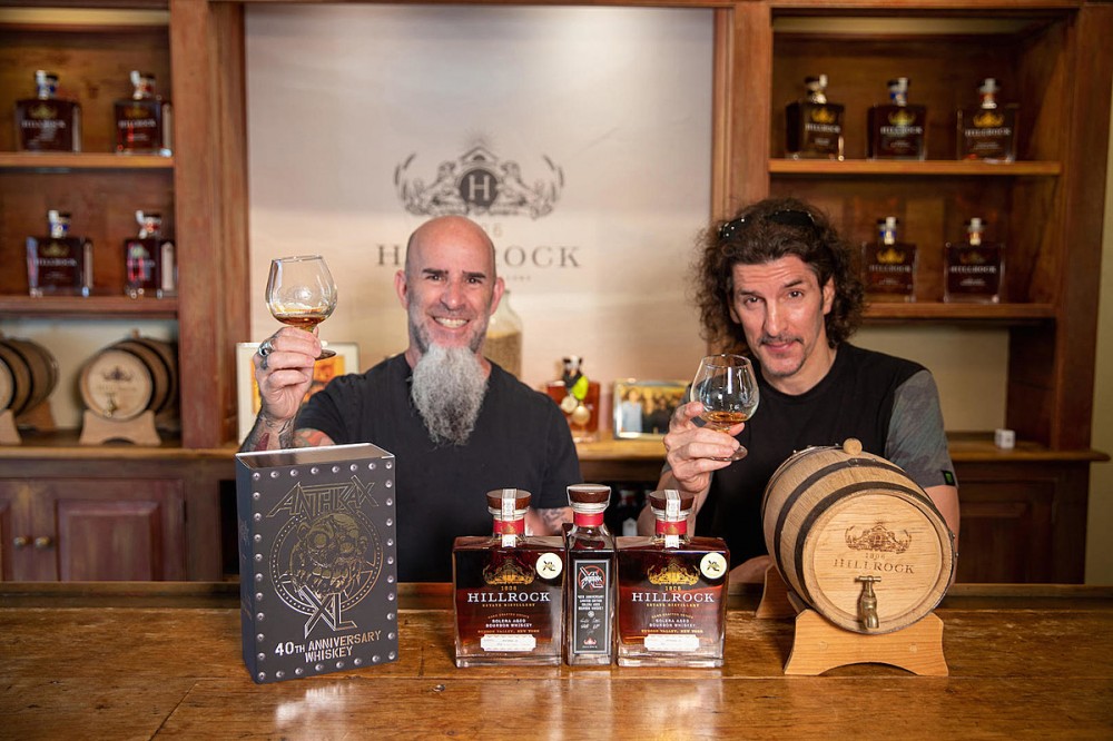 Anthrax Unveil Limited-Edition 40th Anniversary Bourbon Whiskey Anthrax Unveil Limited-Edition 40th Anniversary Bourbon Whiskey