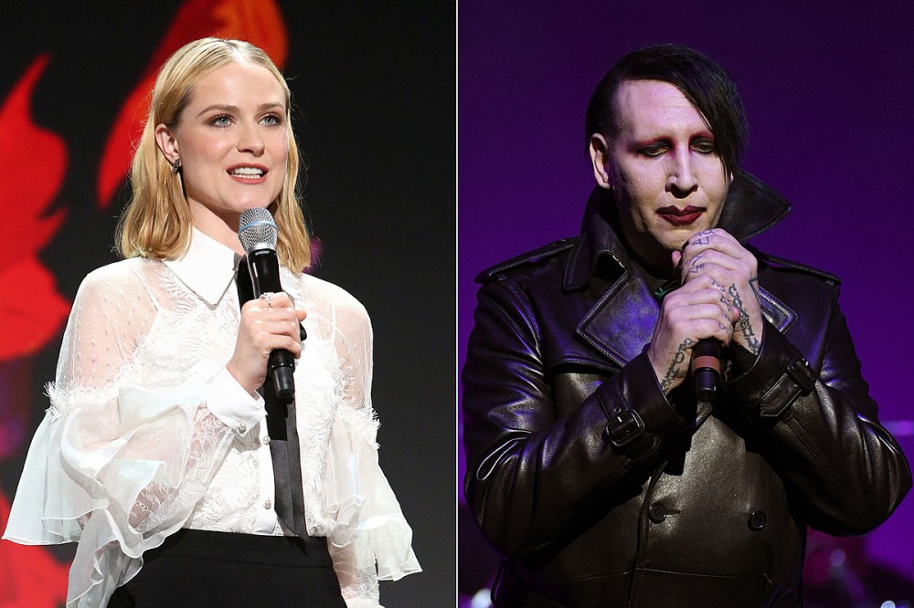 Evan Rachel Wood Offers Musical Response to Marilyn Manson’s Recent Kanye West Listening Party Appearance Evan Rachel Wood Offers Musical Response to Marilyn Manson’s Recent Kanye West Listening Party Appearance