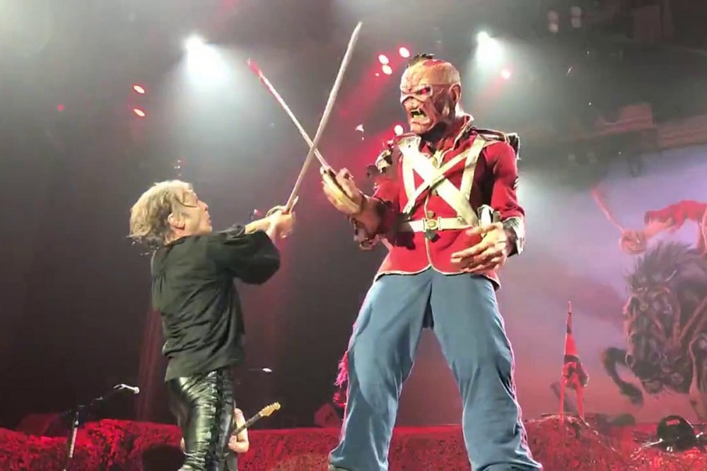 Iron Maiden’s Bruce Dickinson Wants to Have an Onstage Lightsaber Battle With Eddie Iron Maiden’s Bruce Dickinson Wants to Have an Onstage Lightsaber Battle With Eddie
