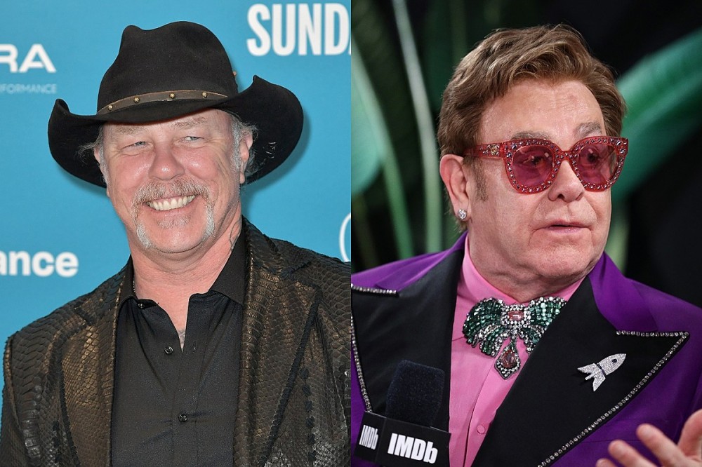 Watch: James Hetfield Brought to Tears Over Elton John Praise Watch: James Hetfield Brought to Tears Over Elton John Praise