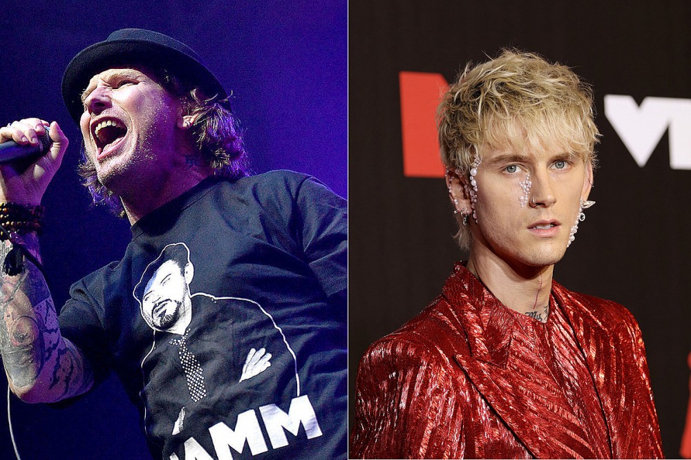 Corey Taylor Fires Back at Machine Gun Kelly, Says He’s ‘Like a Child’ Corey Taylor Fires Back at Machine Gun Kelly, Says He’s ‘Like a Child’