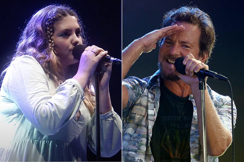 See Eddie Vedder’s Daughter Olivia Perform Song Written by Her Dad See Eddie Vedder’s Daughter Olivia Perform Song Written by Her Dad