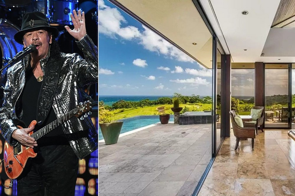 Carlos Santana Selling $4.7 Million Hawaii Home With Ocean Views Carlos Santana Selling $4.7 Million Hawaii Home With Ocean Views