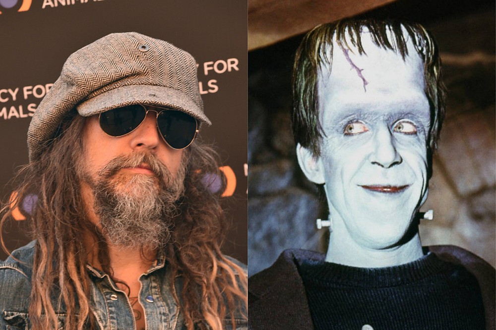 Rob Zombie Reveals ‘Munsters’ Logo on Director’s Chair Rob Zombie Reveals ‘Munsters’ Logo on Director’s Chair