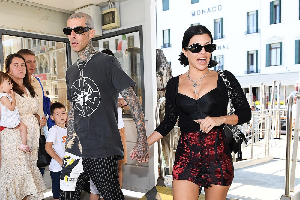Travis Barker and Kourtney Kardashian Get Frisky at Wedding, ‘Karens’ Lose Their Minds Travis Barker and Kourtney Kardashian Get Frisky at Wedding, ‘Karens’ Lose Their Minds