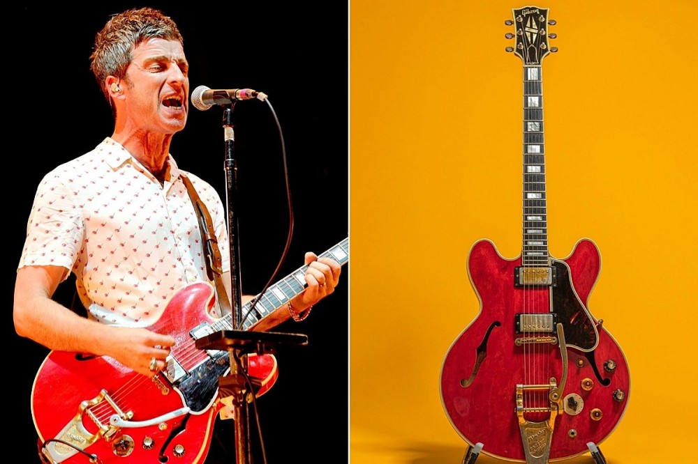 Smashed Noel Gallagher Guitar From Night Oasis Split Goes on the Auction Block