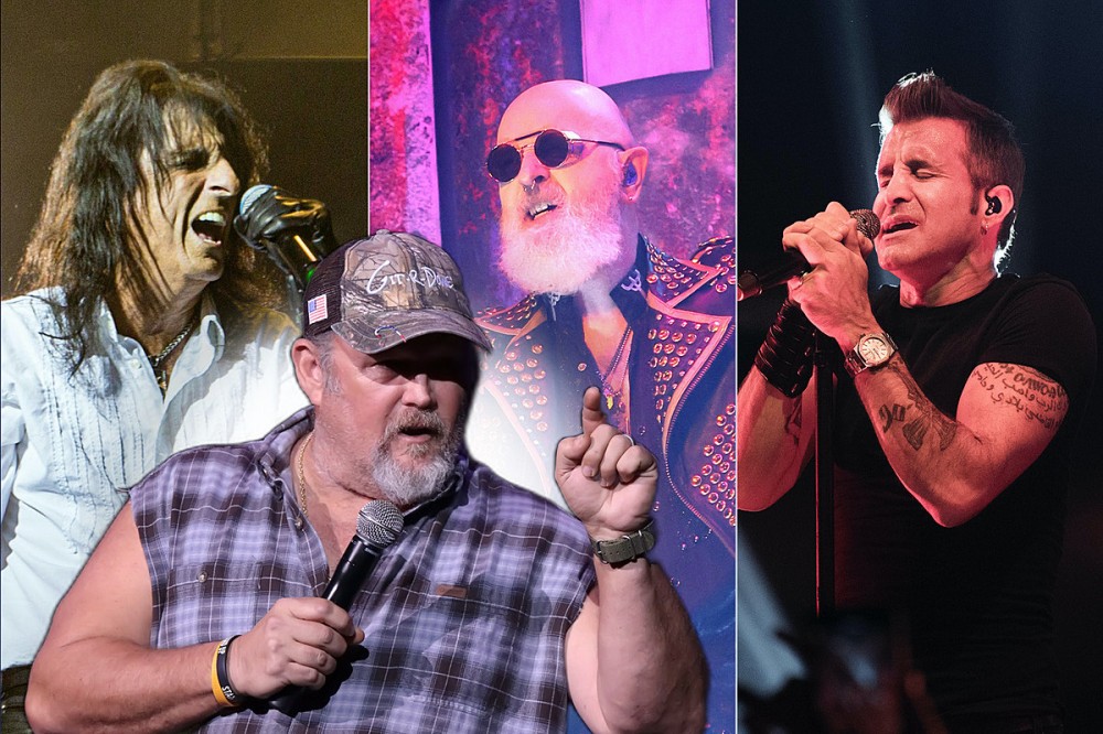 Larry the Cable Guy Joins Alice Cooper, Rob Halford + Scott Stapp Onstage at Benefit Show