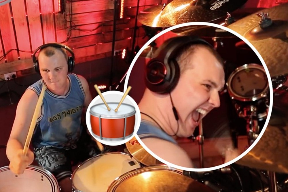 Drummer Plays 36-Minute Continuous Medley of All 160 Iron Maiden Songs