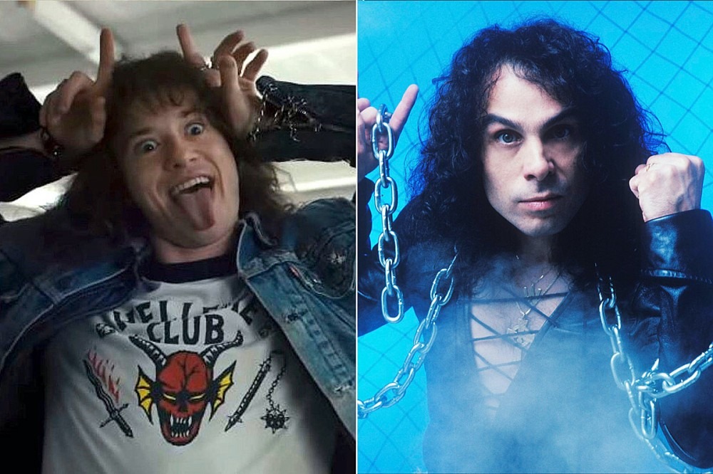 Dio Back Patch on ‘Stranger Things’ Jacket Donated by the Late Singer’s Estate Dio Back Patch on ‘Stranger Things’ Jacket Donated by the Late Singer’s Estate