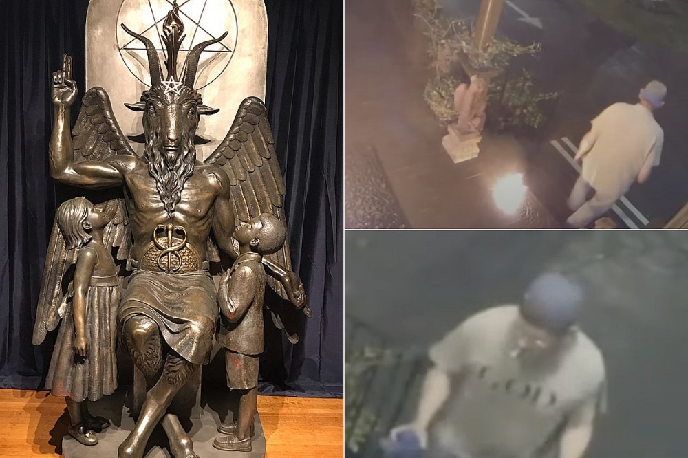 Man Arrested After Allegedly Trying to Burn Down Satanic Temple in Salem Man Arrested After Allegedly Trying to Burn Down Satanic Temple in Salem