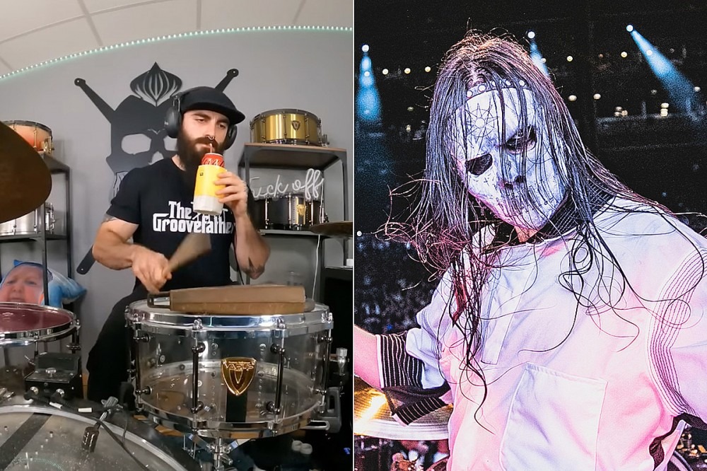 Drummer Nails Slipknot Cover With One Hand, Drinks Soda With the Other Drummer Nails Slipknot Cover With One Hand, Drinks Soda With the Other