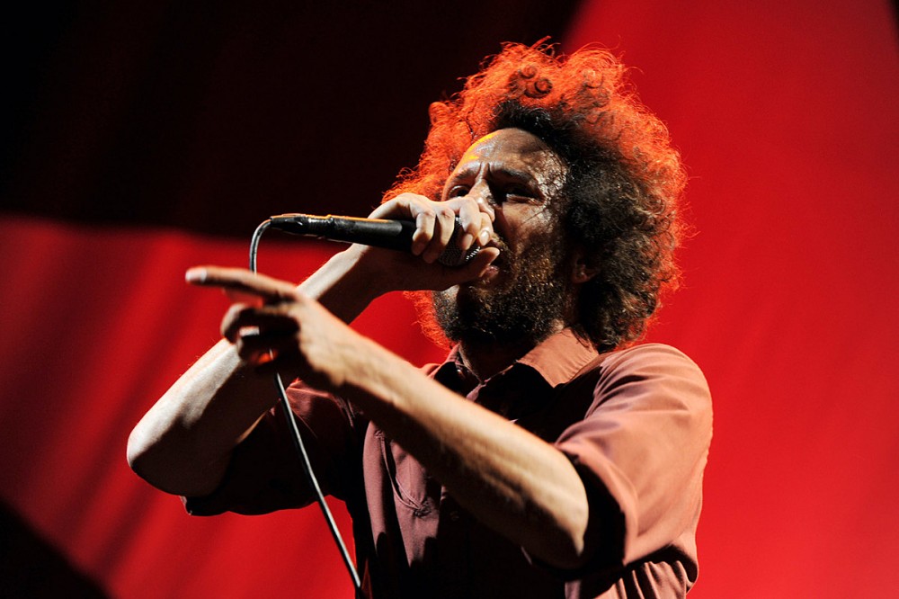 Zack de la Rocha Injures Leg at Second Rage Against the Machine Reunion Show Zack de la Rocha Injures Leg at Second Rage Against the Machine Reunion Show