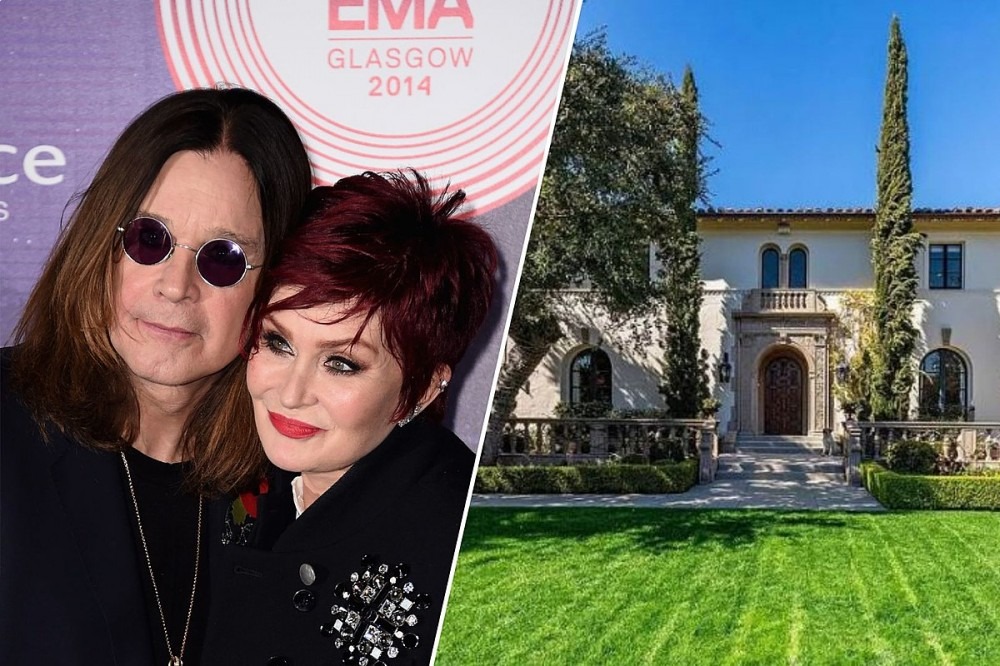 Photos – Ozzy + Sharon Osbourne’s $18M Los Angeles Home Up for Sale