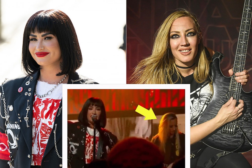 Nita Strauss Joins Demi Lovato’s Band, Plays New Song ‘Substance’ on ‘Jimmy Kimmel Live!’ Nita Strauss Joins Demi Lovato’s Band, Plays New Song ‘Substance’ on ‘Jimmy Kimmel Live!’
