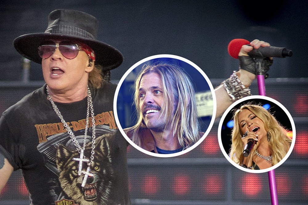 Axl Rose Dedicates Guns N’ Roses Tour to Taylor Hawkins, Thanks Carrie Underwood Axl Rose Dedicates Guns N’ Roses Tour to Taylor Hawkins, Thanks Carrie Underwood