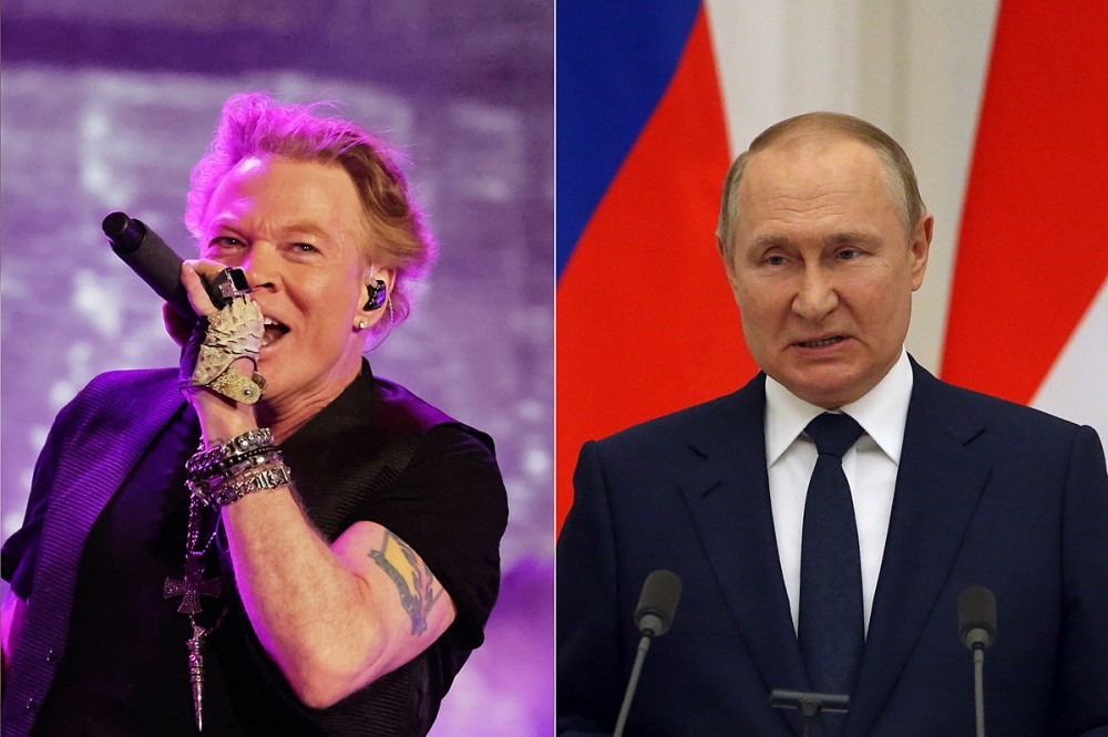 Axl Rose Calls Vladimir Putin a Murderous ‘Little Man’ in Show of Support for Ukraine Axl Rose Calls Vladimir Putin a Murderous ‘Little Man’ in Show of Support for Ukraine