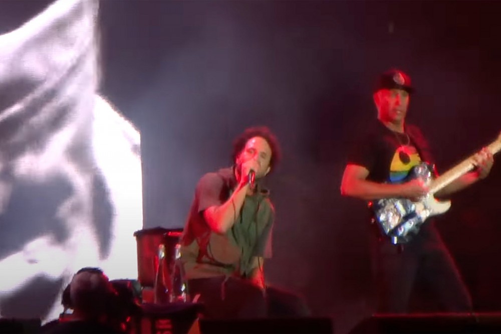 Watch Rage Against the Machine’s Zack de la Rocha Play Show While Seated on a Road Case