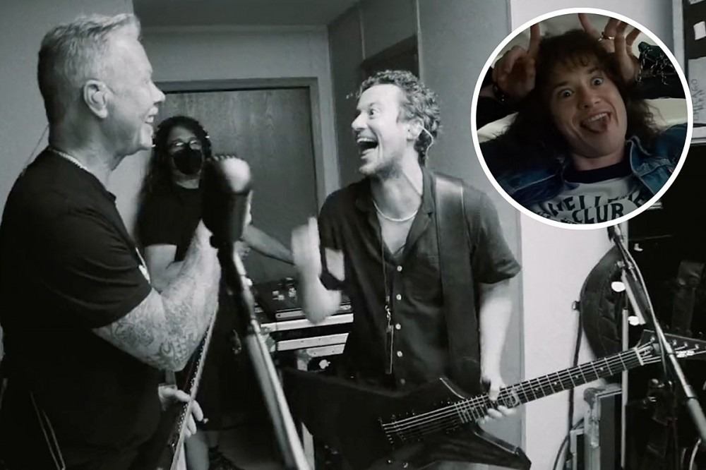 ‘Stranger Things’ Eddie Munson Actor Meets Metallica at Lollapalooza