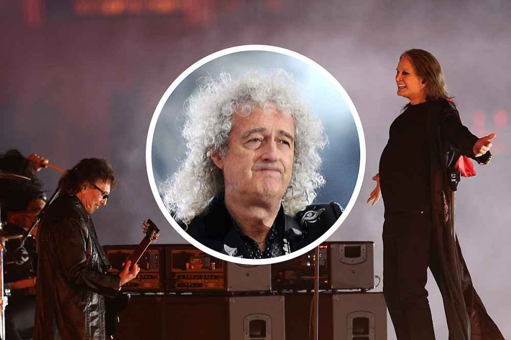 Queen’s Brian May ‘Got a Bit Emotional’ Over Ozzy Osbourne + Tony Iommi Onstage Reunion