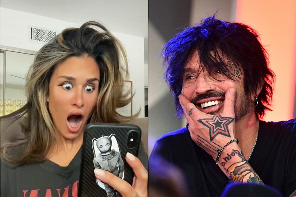 Tommy Lee’s Wife Posts Funny Reaction Videos to Viral Nude Photo
