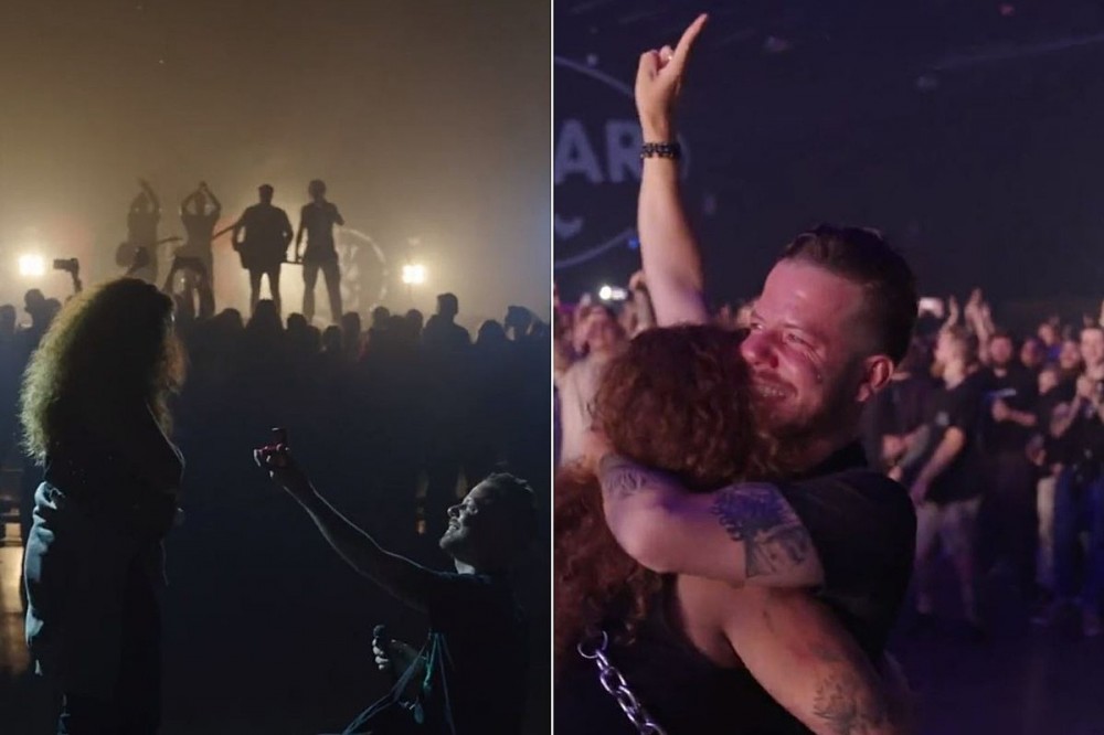 Couple Get Engaged in the Pit at While She Sleeps Show Couple Get Engaged in the Pit at While She Sleeps Show