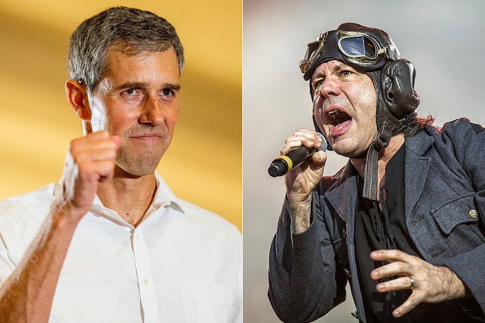 Beto O’Rourke + Son See Iron Maiden Together – ‘One of the Best Concerts I’ve Been To’