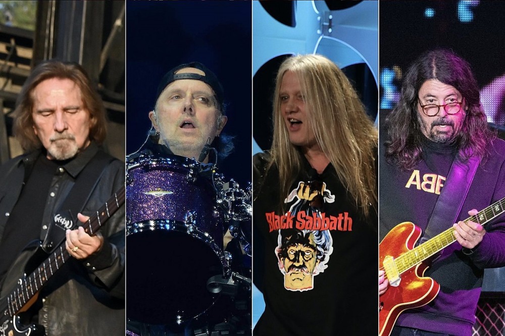 Geezer Butler, Lars Ulrich + Sebastian Bach Cover Black Sabbath With Foo Fighters at Hawkins Tribute Geezer Butler, Lars Ulrich + Sebastian Bach Cover Black Sabbath With Foo Fighters at Hawkins Tribute