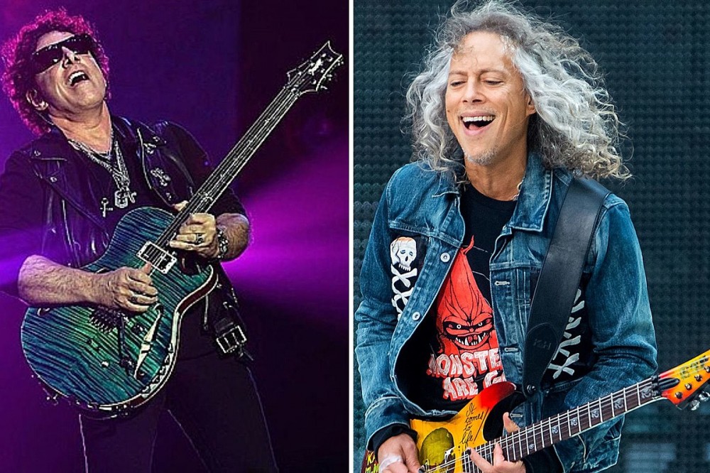 Kirk Hammett Joins Journey In Hawaii For ‘Wheel in the Sky’ & ‘Enter Sandman’