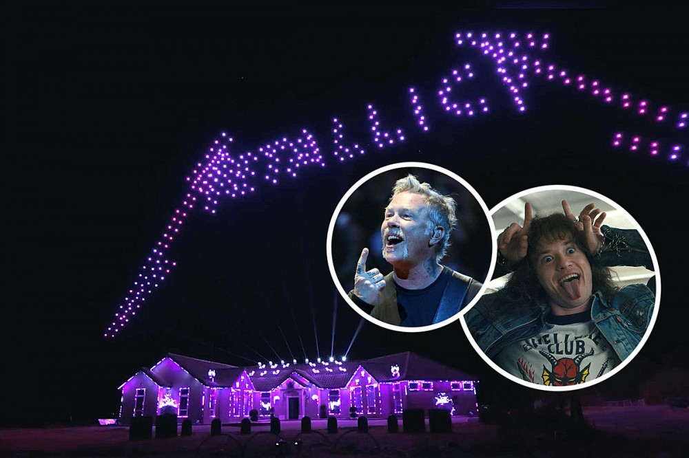Metallica + ‘Stranger Things’ Drone Light Show Is the Ultimate Halloween Display