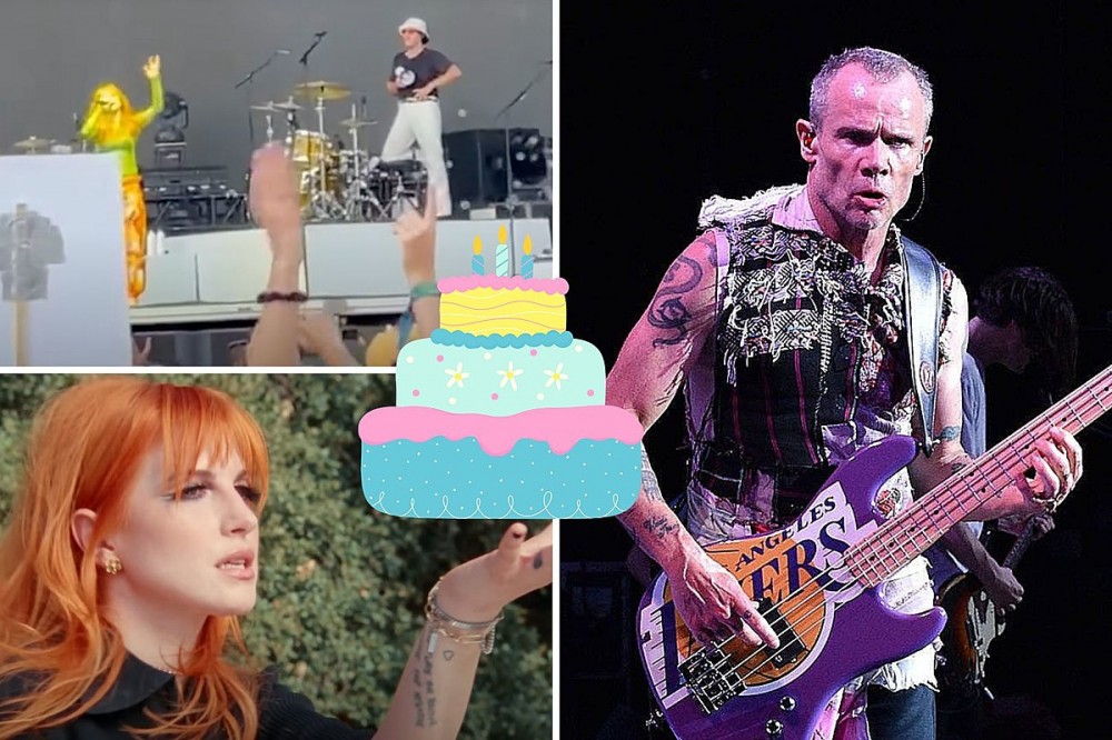 Paramore’s Hayley Williams Leads Crowd in Singing ‘Happy Birthday’ to Red Hot Chili Peppers’ Flea