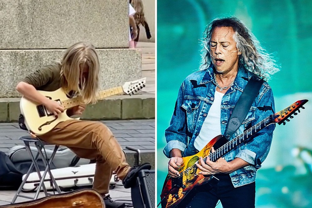 Kid Absolutely SHREDS Metallica Classic on the Street, Band Approves