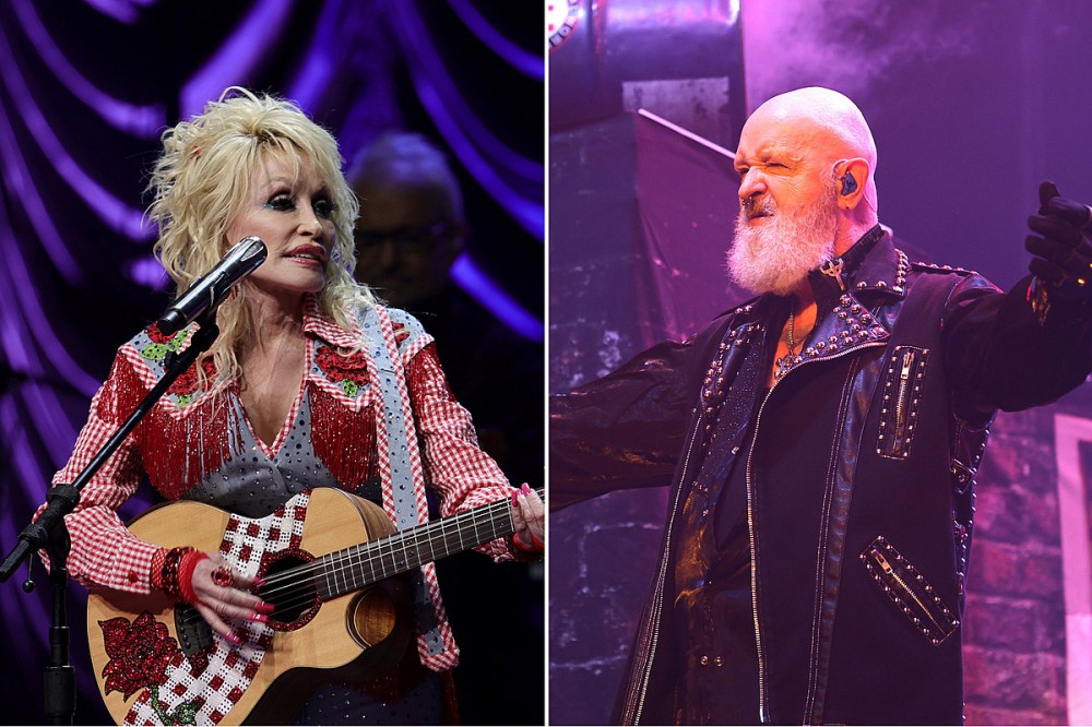 Dolly Parton Dressed Like Judas Priest at Closing All-Star Song at Rock Hall Ceremony