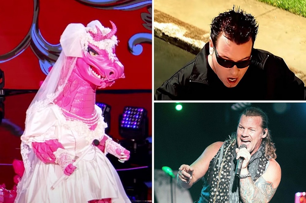 Watch Chris Jericho Sing Smash Mouth as Pink Dinosaur Bride on ‘The Masked Singer’ Watch Chris Jericho Sing Smash Mouth as Pink Dinosaur Bride on ‘The Masked Singer’