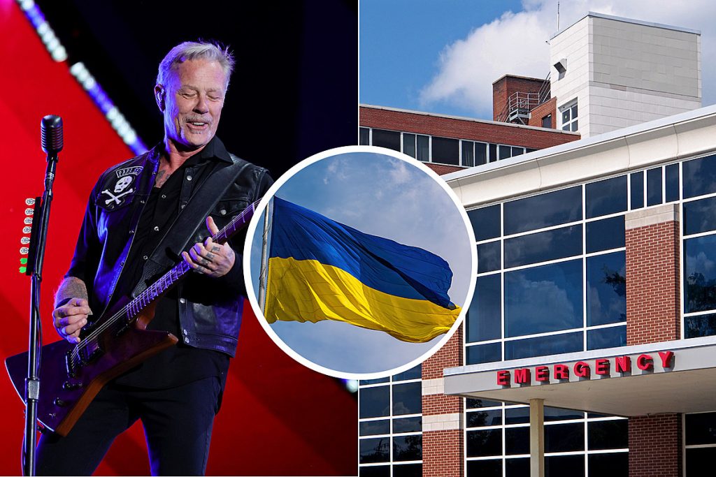 James Hetfield Visits Wounded Ukrainian Soldiers in U.S. Hospital