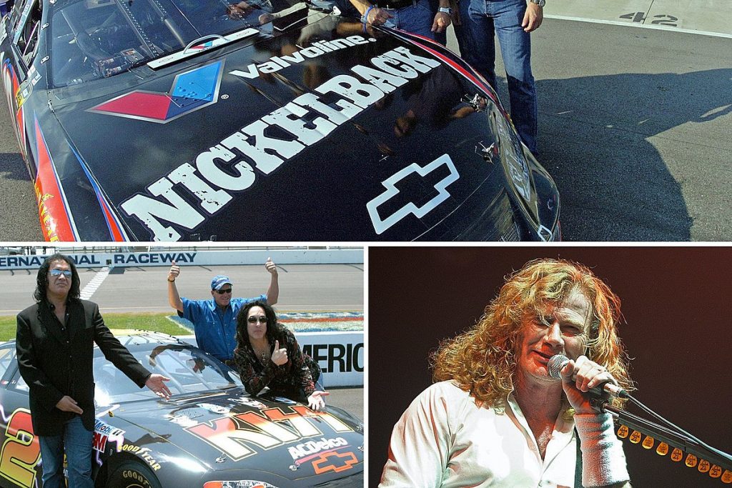 13 Rock + Metal Bands Featured on NASCAR Vehicles